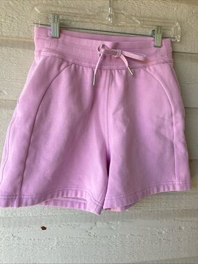 Lululemon Women’s Pink Lavender  Drawstring Athletic Shorts Size 4